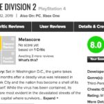 ｢DIVISION2(ディビジョン2)｣メタスコア・海外プレイヤーの評価、感想は？